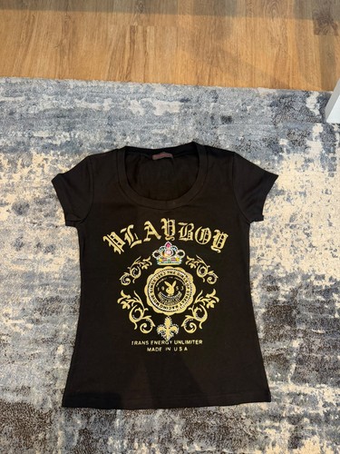 Playboy black shirt with - playboy,