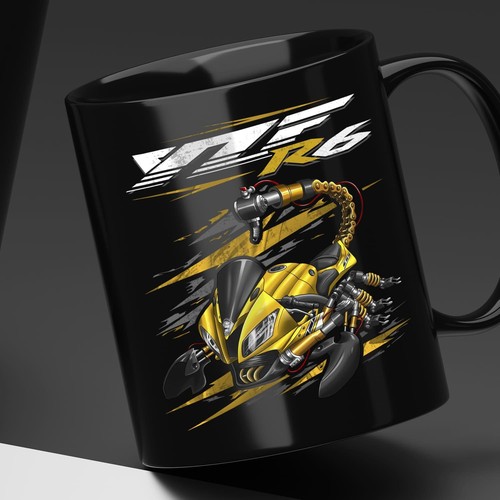 Coffee mug for - for, yzf-r6