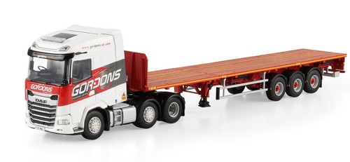 Wsi daf with flatbed trailer - daf,
