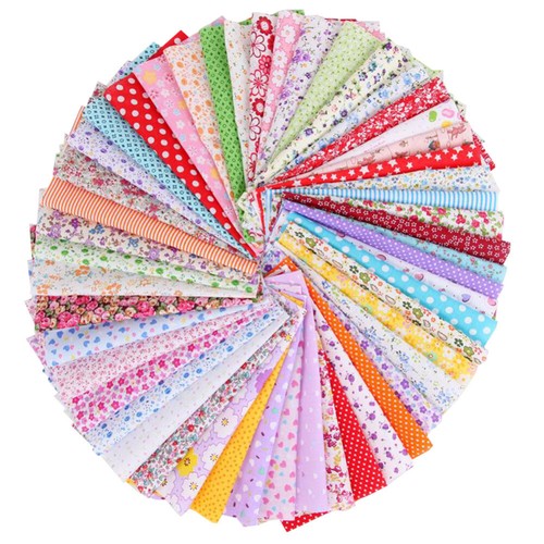 50pcs cotton fabric bundles - 50pcs,
