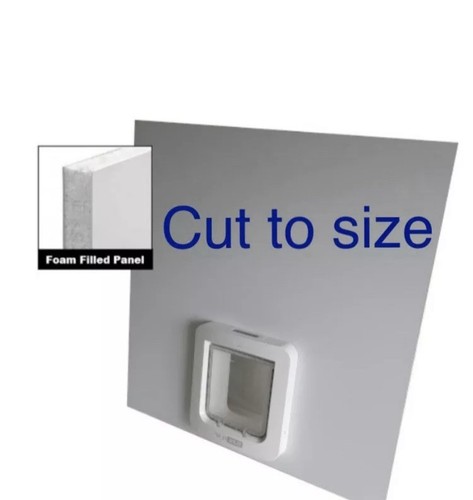 White upvc door panel with - door,