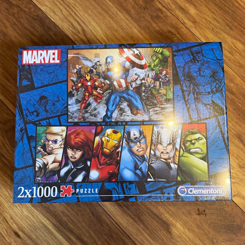 Clementoni marvel 2x1000 piece - clementoni,
