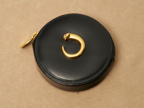 Cartier panthere black leather - cartier,