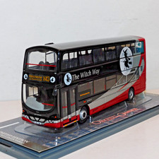 OOC WRIGHT ECLIPSE GEMINI BUS THE WITCH WAY ROUTE X43 MANCHESTER 1/76 OM41217