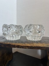 Pair Galway Lead Crystal