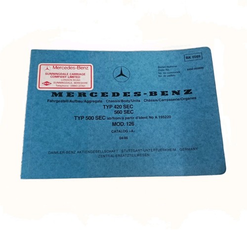Mercedes benz w126 c126 420 - w126,