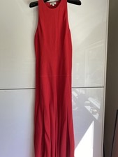 Cos Red Racer Back Dress size