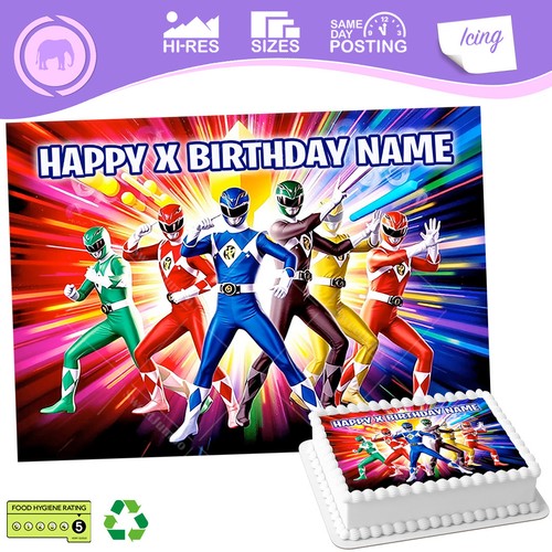 Power rangers cake topper - power,