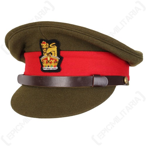 Ww2 british army visor cap - ww2,
