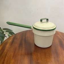 vintage cream/ green