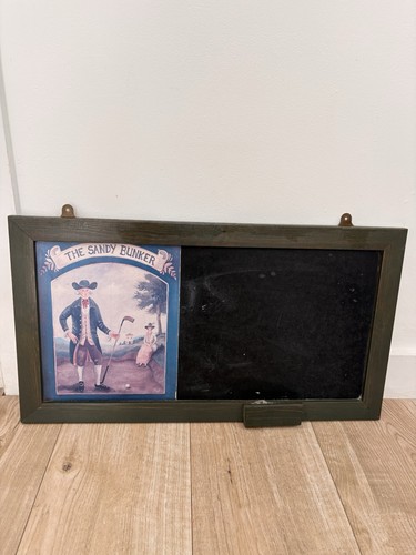 Vintage golf chalkboard - golf, memo