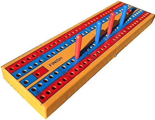 Travel cribbage board foldable - cribbage,