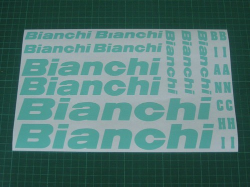 Bianchi cycling stickers - cycling,