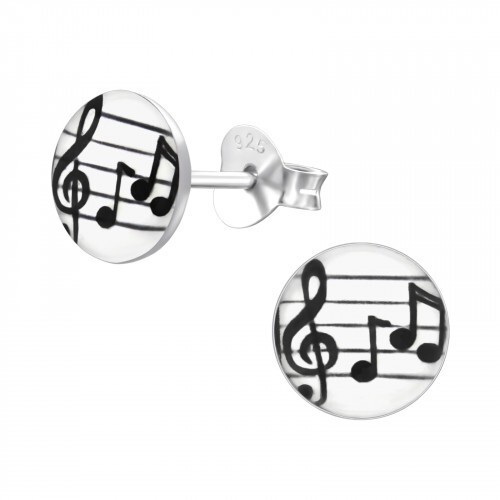 Music notes 925 sterling - music,