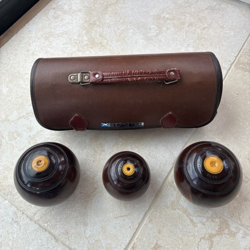 Boules vintage wooden jaques - wooden,