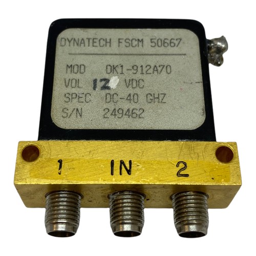 Dynatech coaxial relay switch - relay,