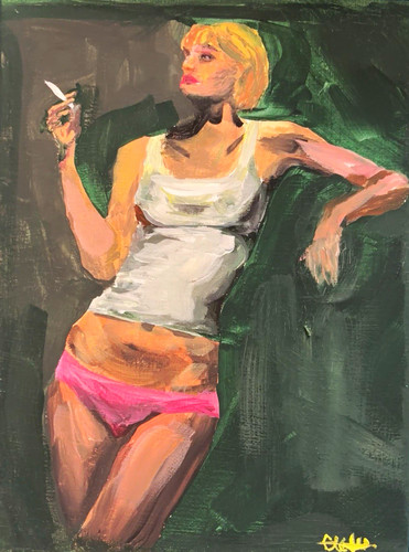 Original ooak woman portrait - ooak,
