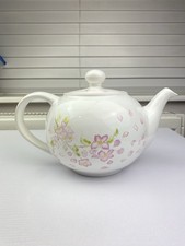 Vintage Royal Victoria Pottery Wade Teapot With Flowers