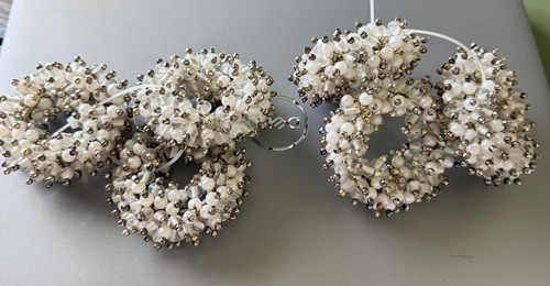 Set beaded napkin - beaded,
