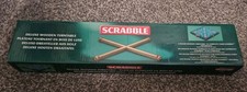 Scrabble Deluxe Wooden Turntable - Premium Rotating Game Board Accessory