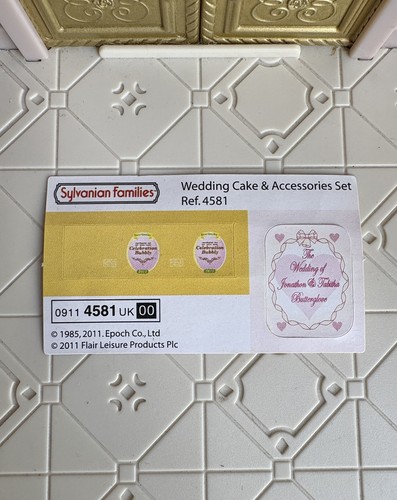 Sylvanian families wedding day - families,
