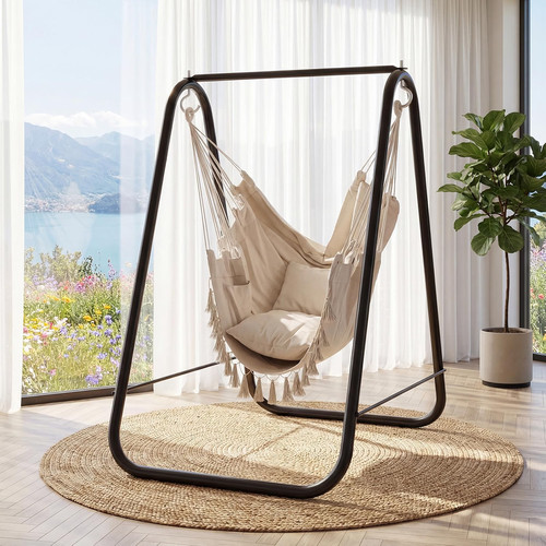 Hammock chair with stand - with,