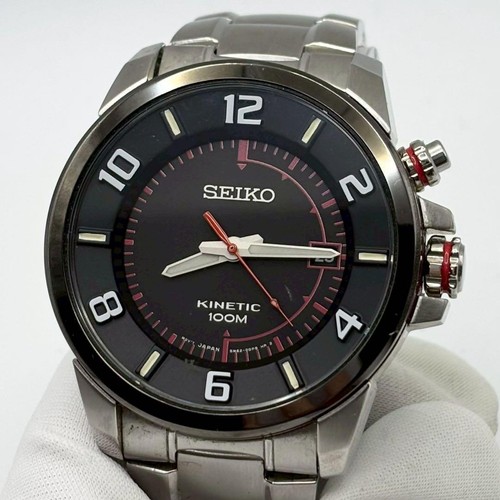 Seiko kinetic 5m62 gold - seiko, men's