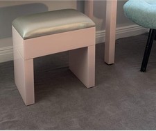 Pink Mirrored Dressing Console