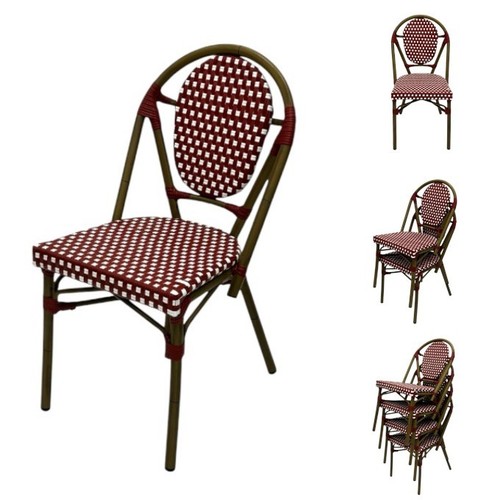 Red paris bistro chairs - paris,