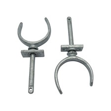 Galvanised Rowlocks Rowing Oar Locks 1/2" X2 (Plates Boat Canoe Dinghy Bracket)