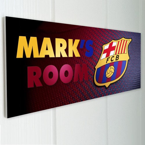 Barcelona personalised door - fc,