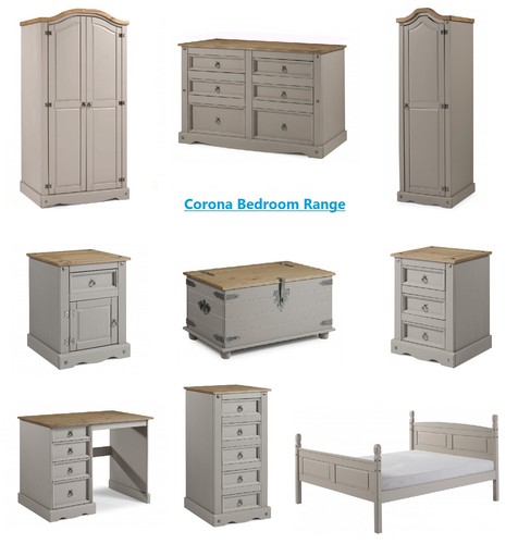 Corona bedroom furniture grey - furniture,