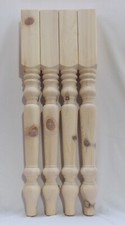 RUSTIC Solid Pine Table Legs x