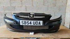  PEUGEOT 307 2004 NON FACELIFT FRONT BUMPER DAMAGE IN PICS BLACK