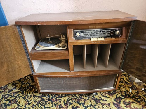 Bush vintage wooden - wooden, stereo