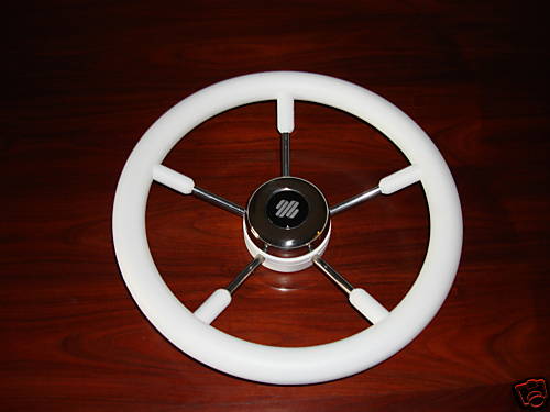 Boat steering wheel - steering, rib