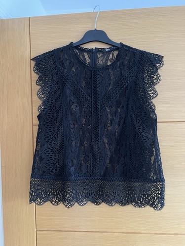 Zara back zip frill - zip,