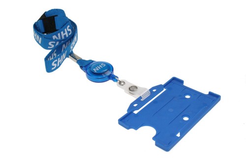 Nhs retractable lanyard with - nhs,