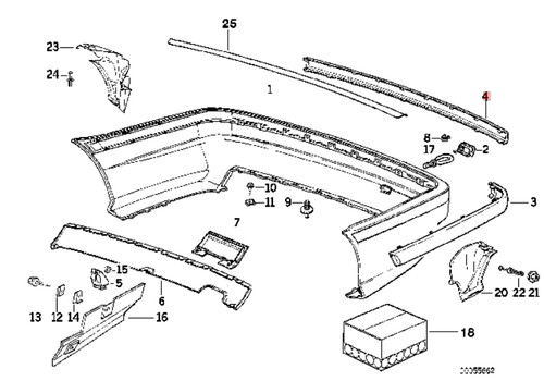 Bmw rear bumper - bmw,