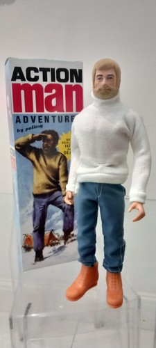 Vintage action man with 40th - man,,