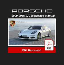 ✅ Porsche 970 Workshop Service Manual 2009-2016 Panamera (PDF Download)