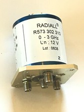 RADIALL R573302210 50 OHM 3GHz SP3T 3 WAY SMA RF  COAXIAL RELAY            ad1i5