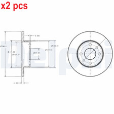 X2 PCS L&R SIDES FITS