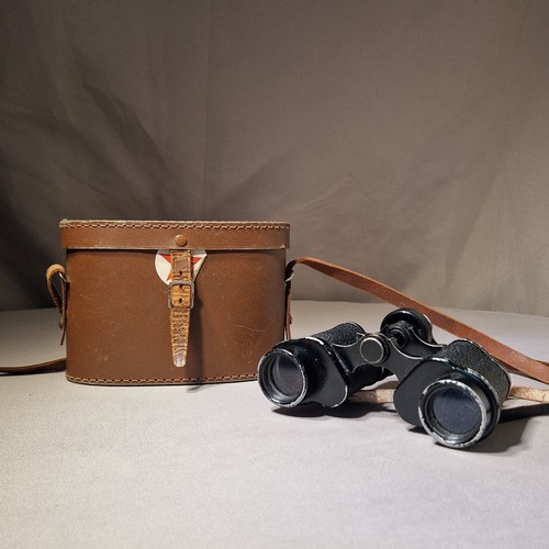 Vintage leather cased - leather,