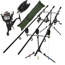 Complete Carp Fishing 3 x Rod
