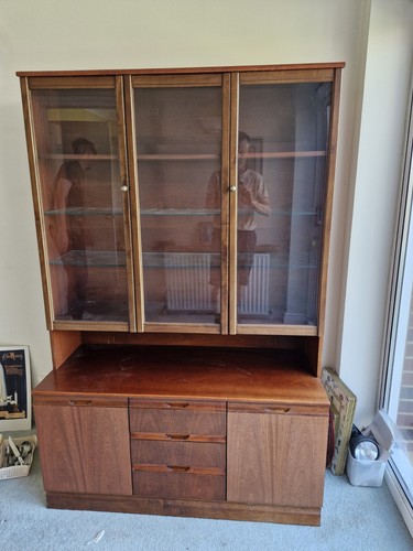 Display cabinet with cupboard - display,