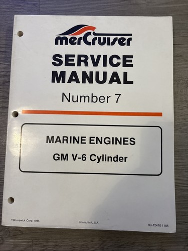Mercruiser service manual 7 - mercruiser, no.7