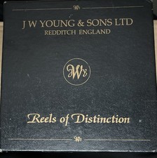 J W Young &Sons LTD The Trudex 11 2550 41/2 Centrepin Reel with Box