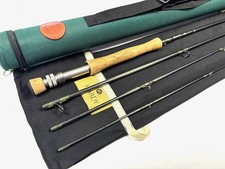 Hardy Jet Sintrix 9′ 6″ 4 Piece Carbon Travel Fly Rod #6 Bag And Tube