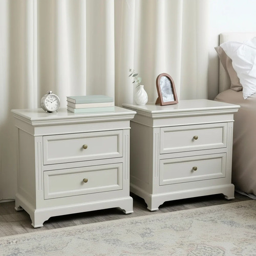 Pair large taupe - large, taupe-grey
